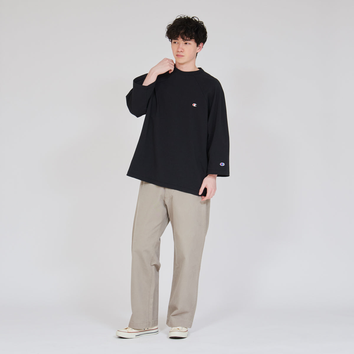 3/4ラグランスリーブTシャツ (C3-E415)