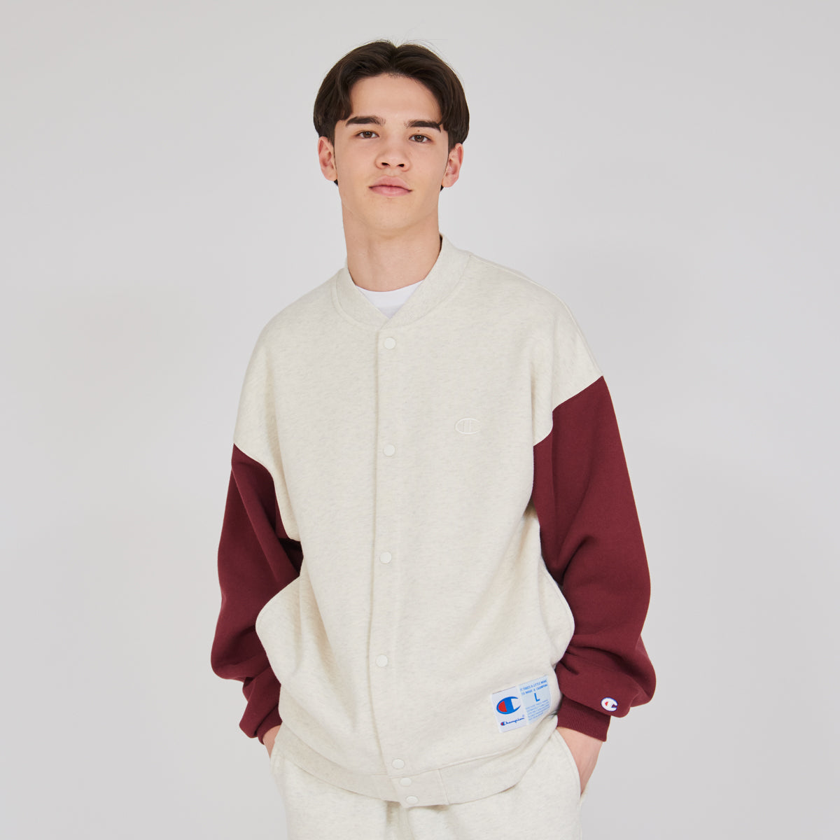 SNAP SWEATSHIRT