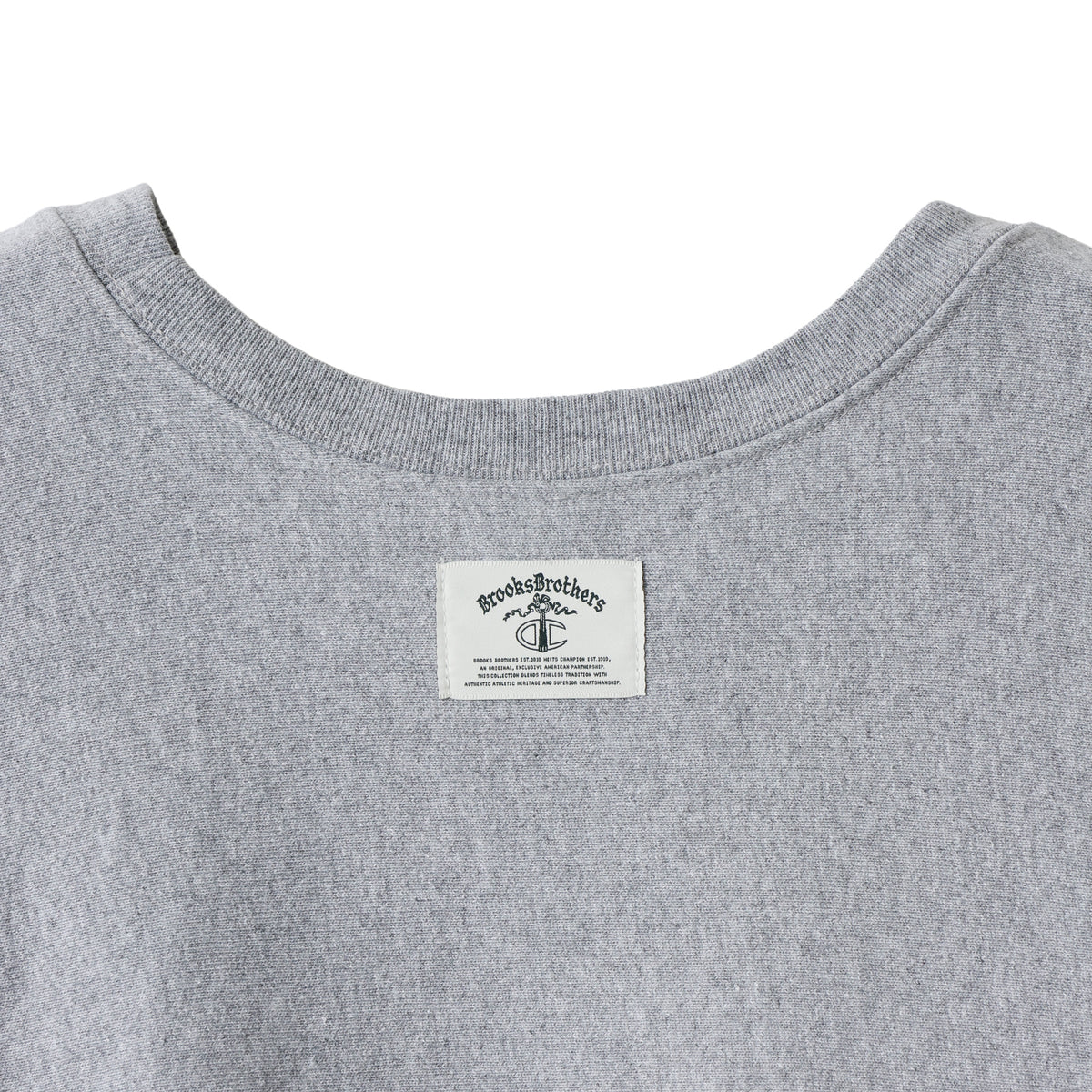 Champion × Brooks Brothers リバースウィーブ(R) クルーネックスウェットシャツ (C5-E006)