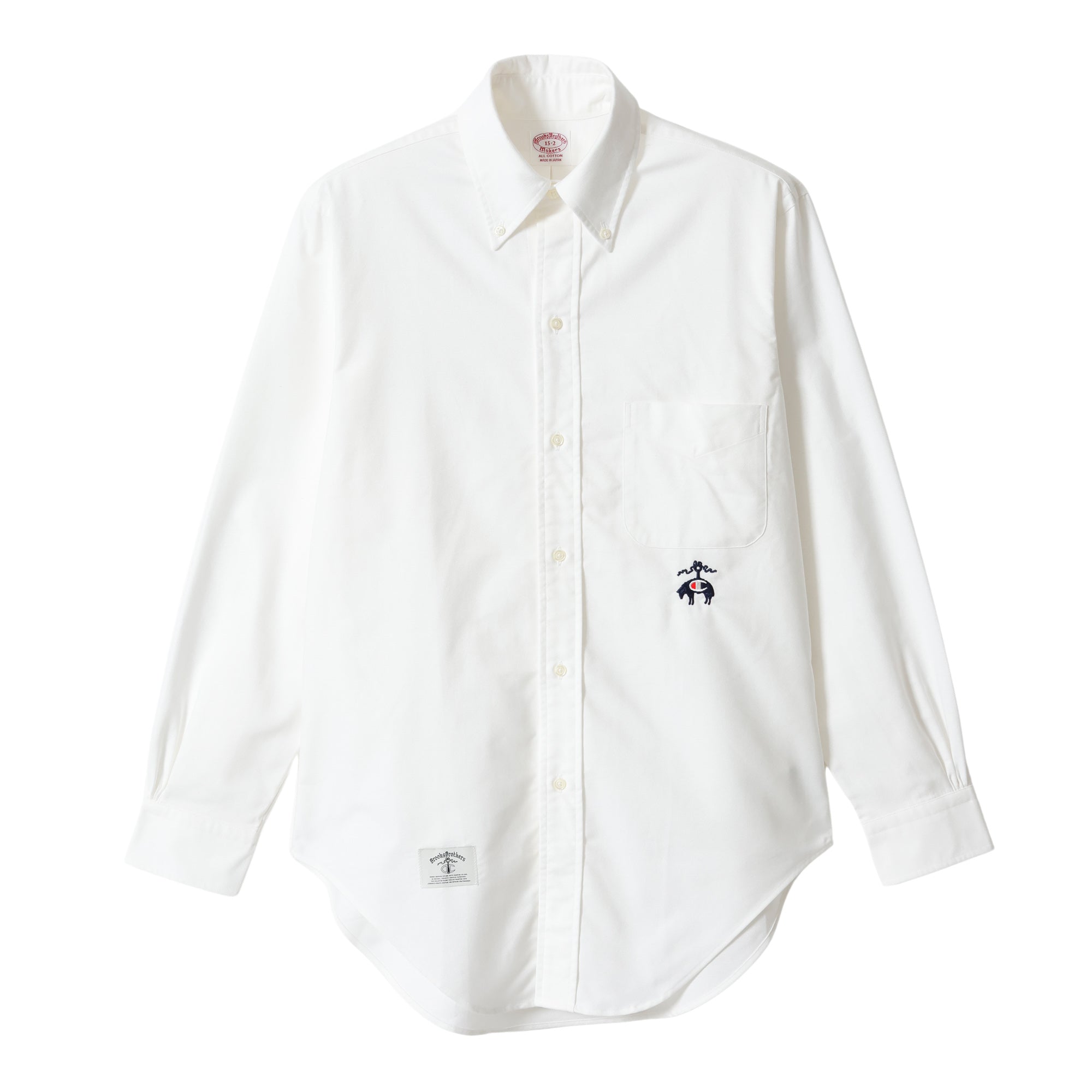 Champion × Brooks Brothers ボタンダウン ロングスリーブ シャツ (C8