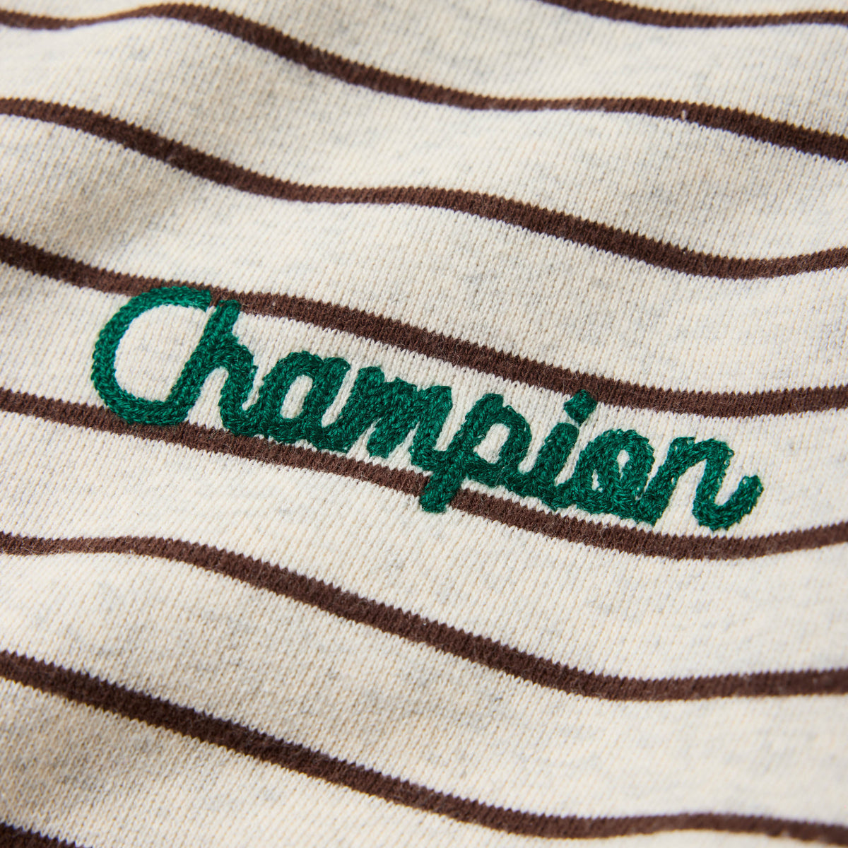 BORDER CREW NECK SWEATSHIRT