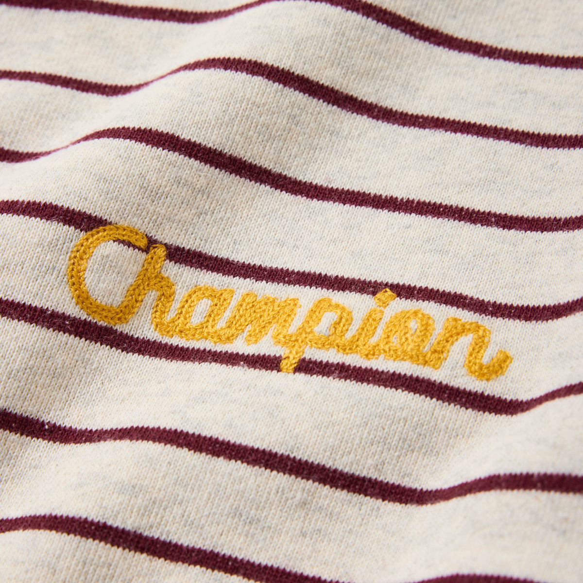 BORDER CREW NECK SWEATSHIRT