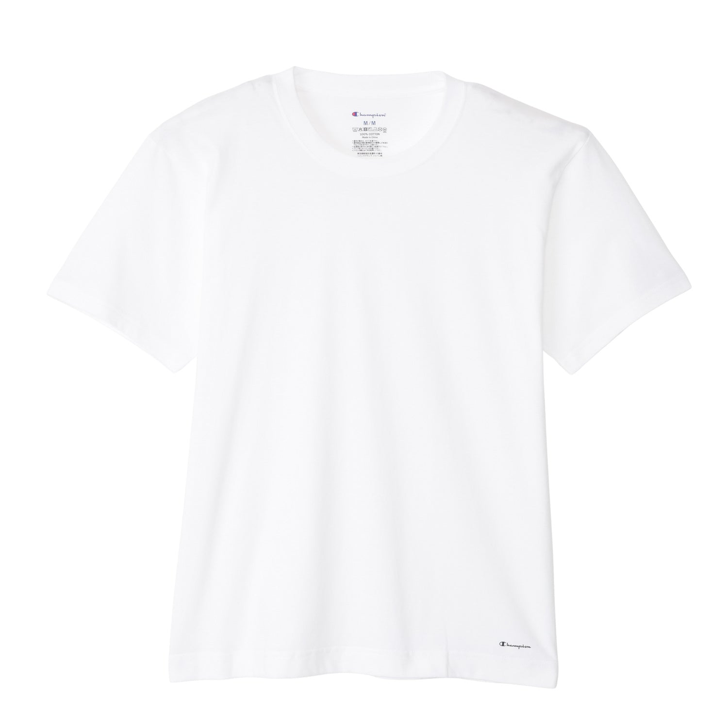 2PリングスパンクルーネックTシャツ (CM1-B701P)