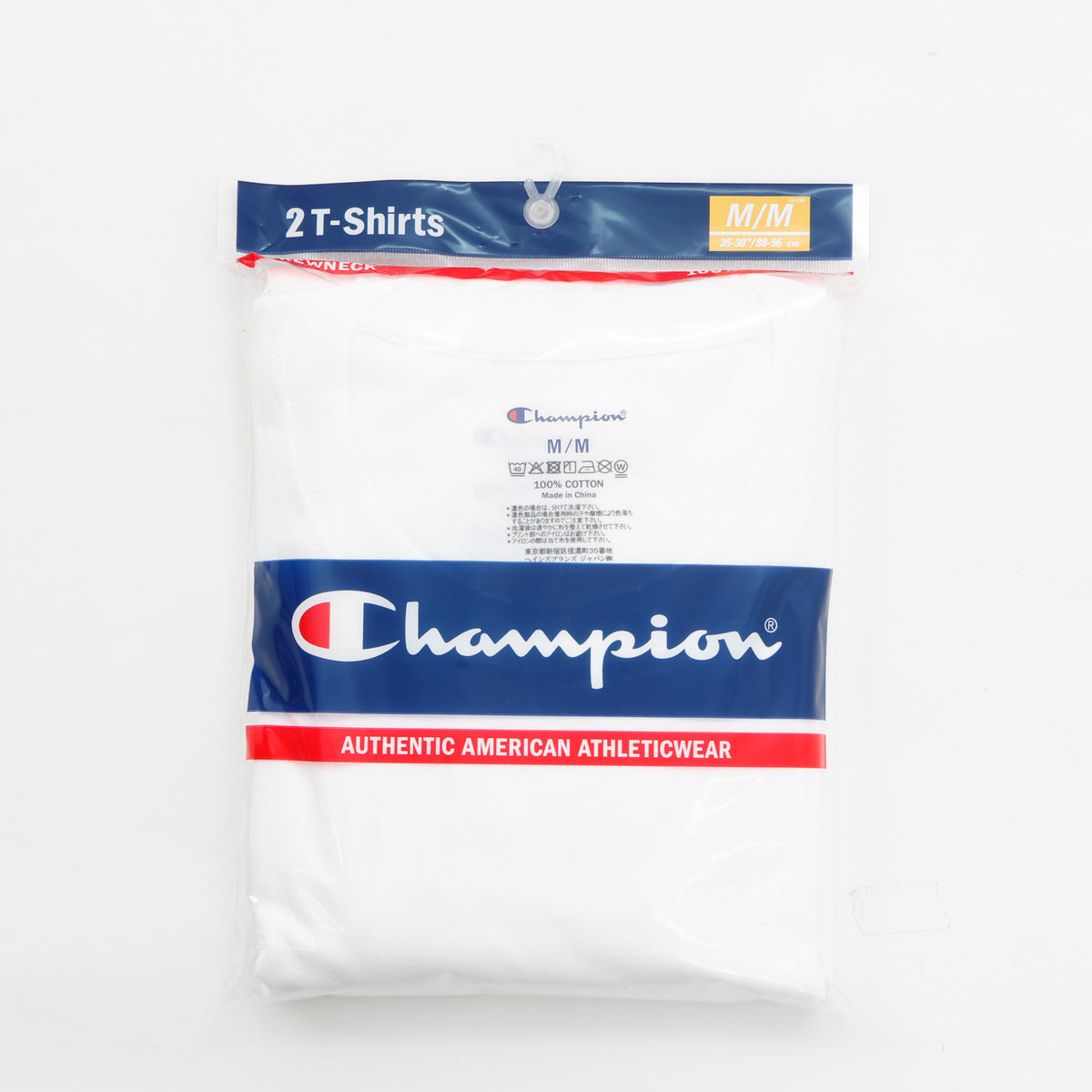 2PリングスパンクルーネックTシャツ (CM1-B701P)