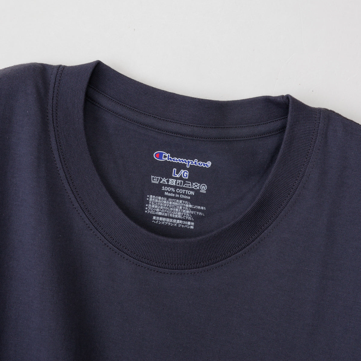 2PリングスパンクルーネックTシャツ (CM1-B701P)