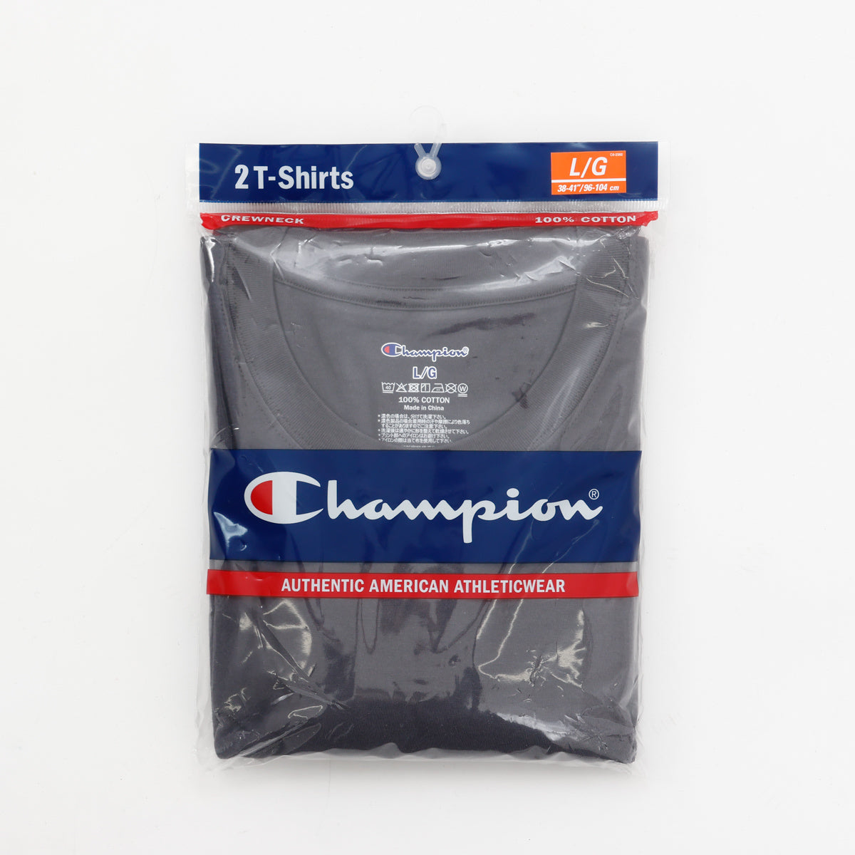 2PリングスパンクルーネックTシャツ (CM1-B701P)
