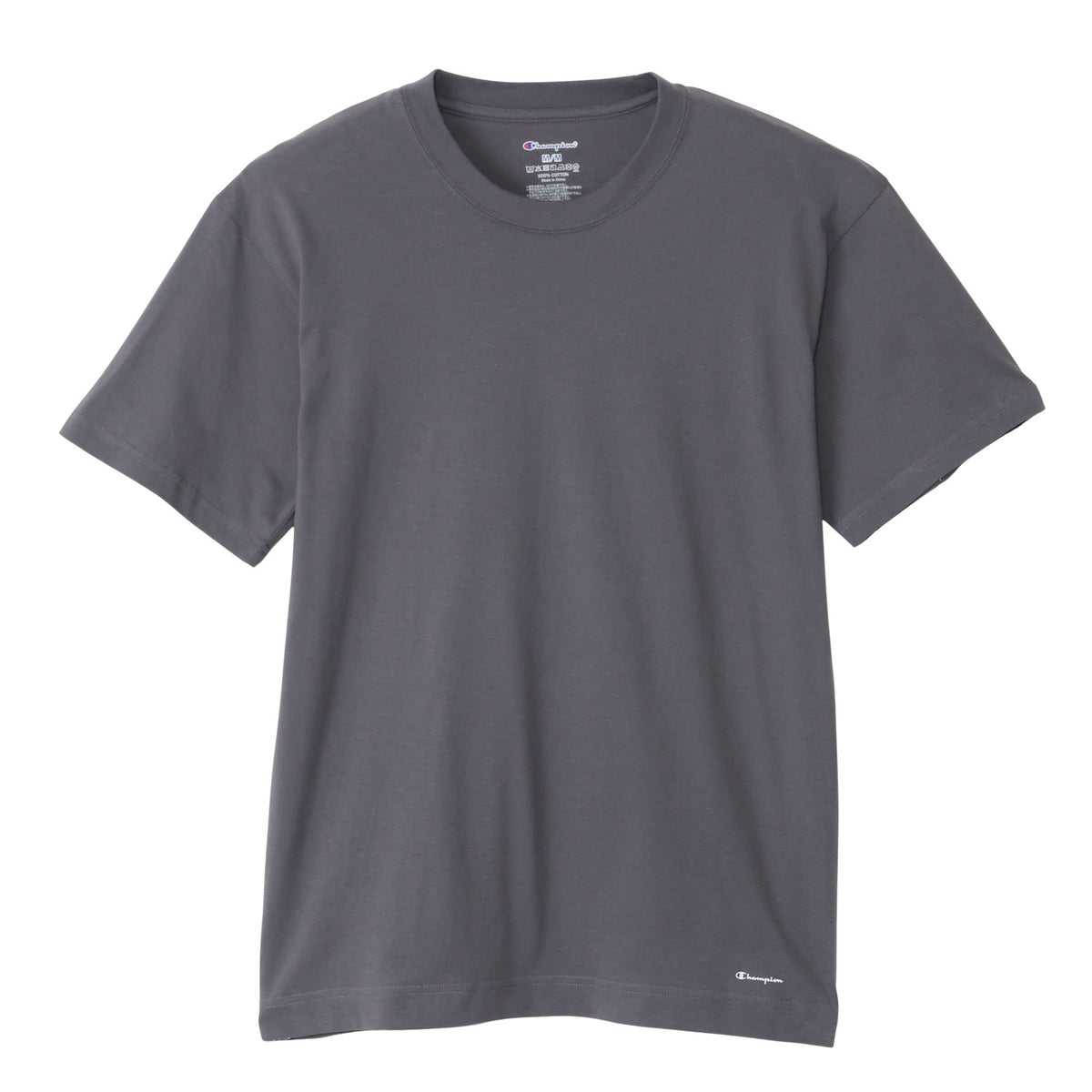 2PリングスパンクルーネックTシャツ (CM1-B701P)