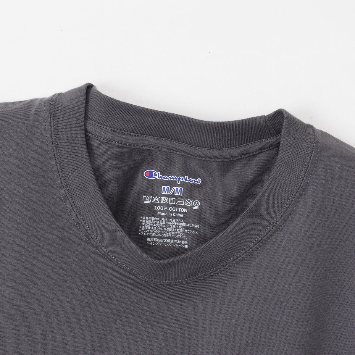 2PリングスパンクルーネックTシャツ (CM1-B701P)