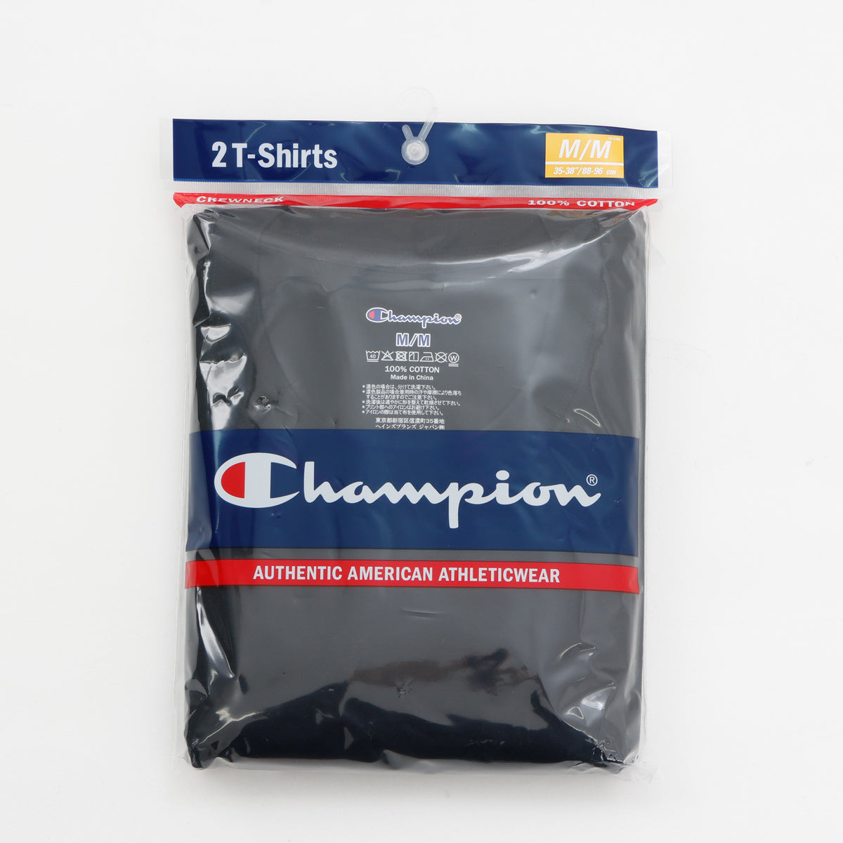2PリングスパンクルーネックTシャツ (CM1-B701P)