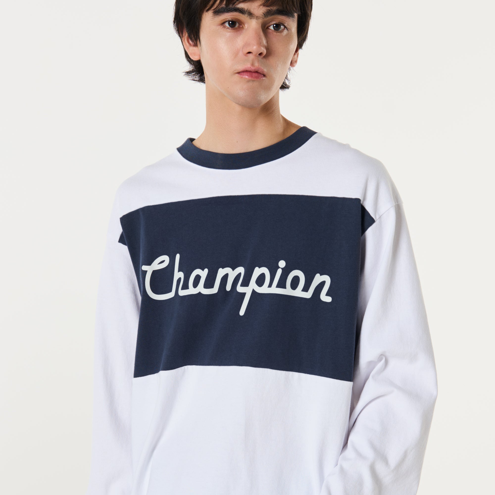 ロングスリーブTシャツ (C8-E401)-【チャンピオン公式】