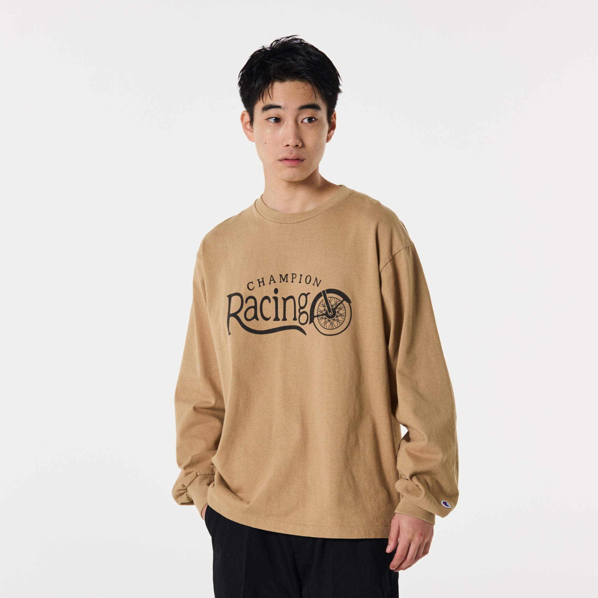 ロングスリーブTシャツ (C8-E402)-【チャンピオン公式】