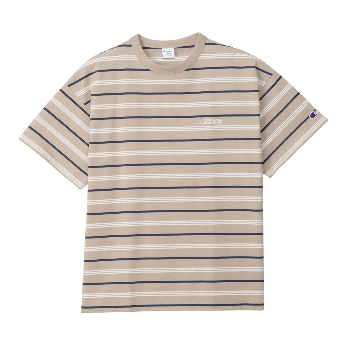 ショートスリーブボーダーTシャツ-【チャンピオン公式】