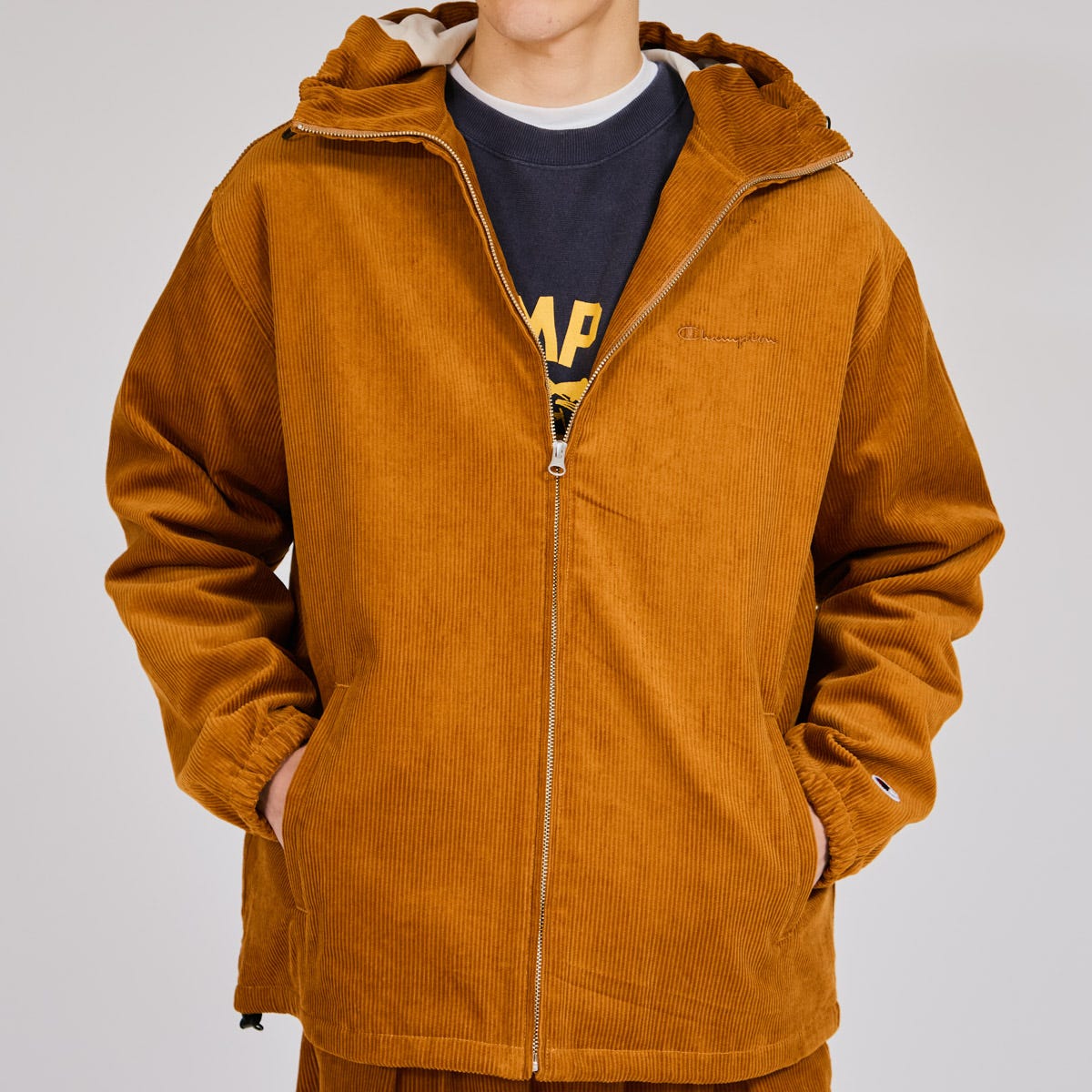 フーデッドジップジャケット