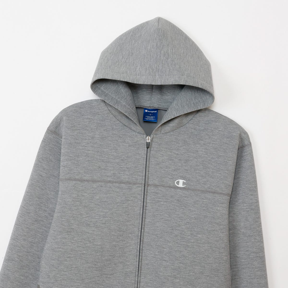 テックウィーブ 3LS ジップフーデッドスウェットシャツ