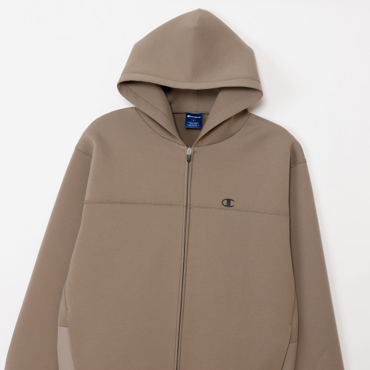 テックウィーブ 3LS ジップフーデッドスウェットシャツ