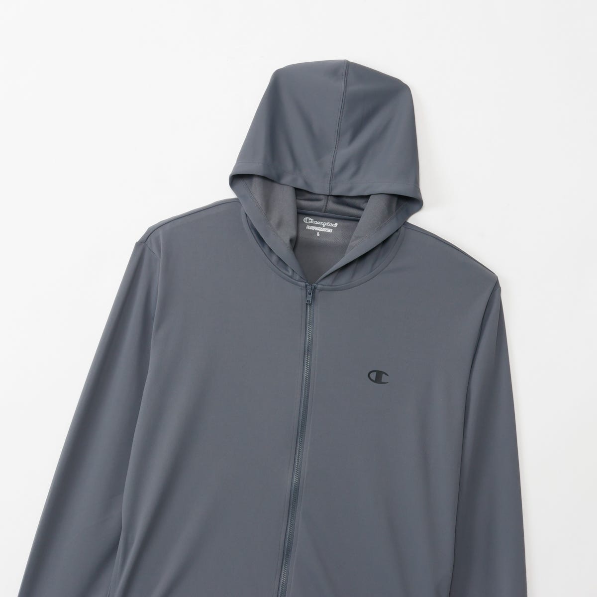 ジップフーデッドシャツ