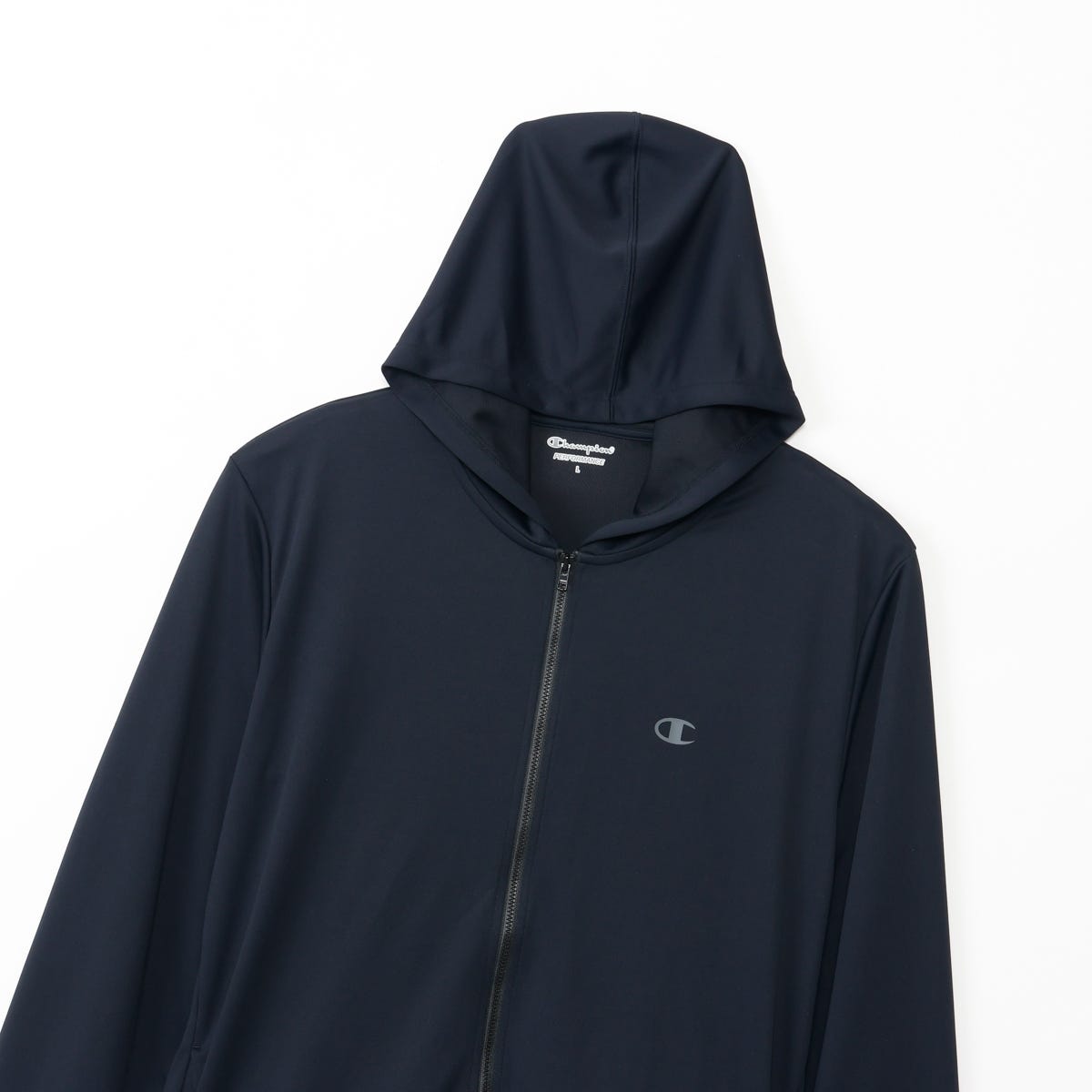 ジップフーデッドシャツ