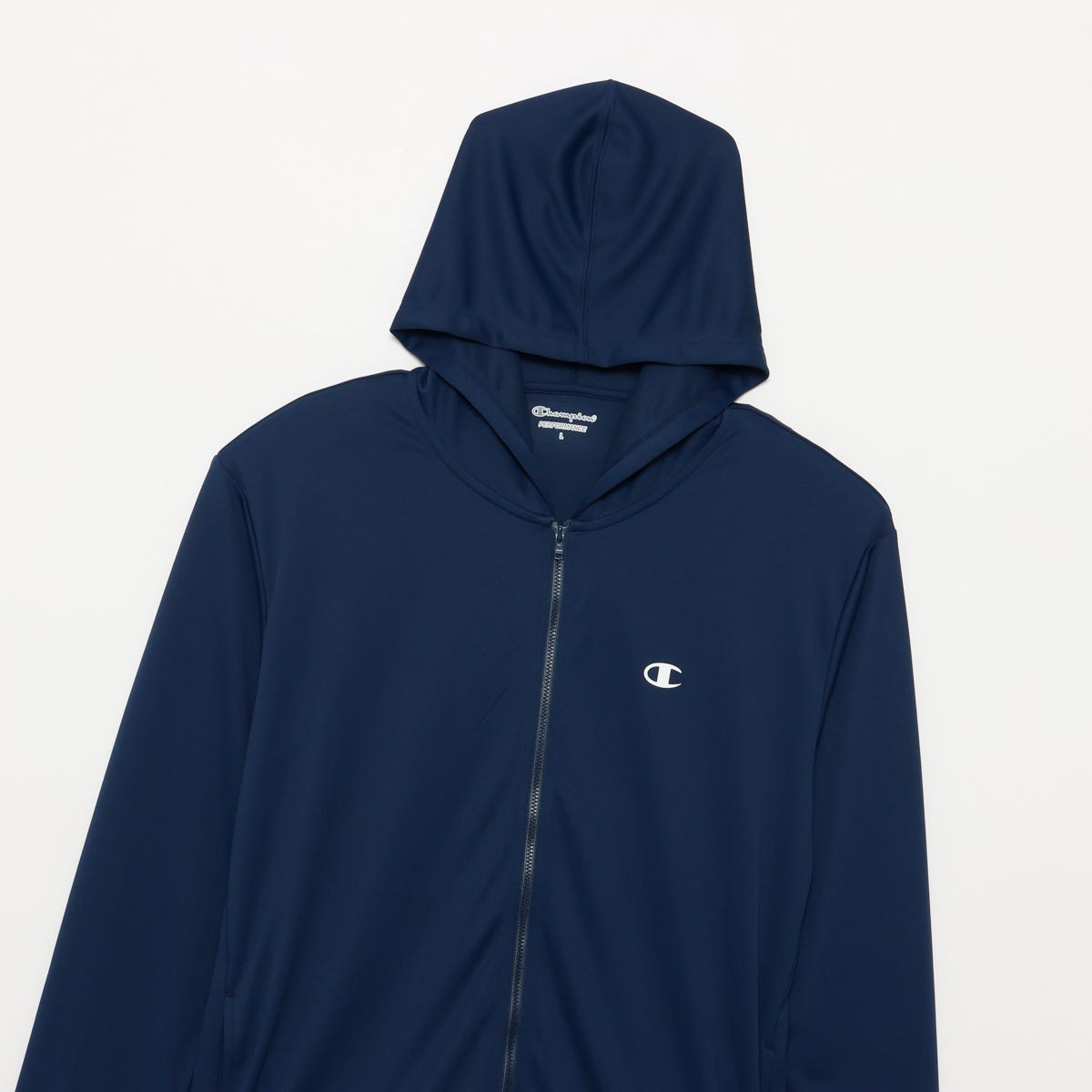 ジップフーデッドシャツ