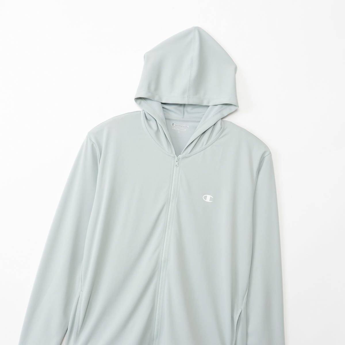 ジップフーデッドシャツ