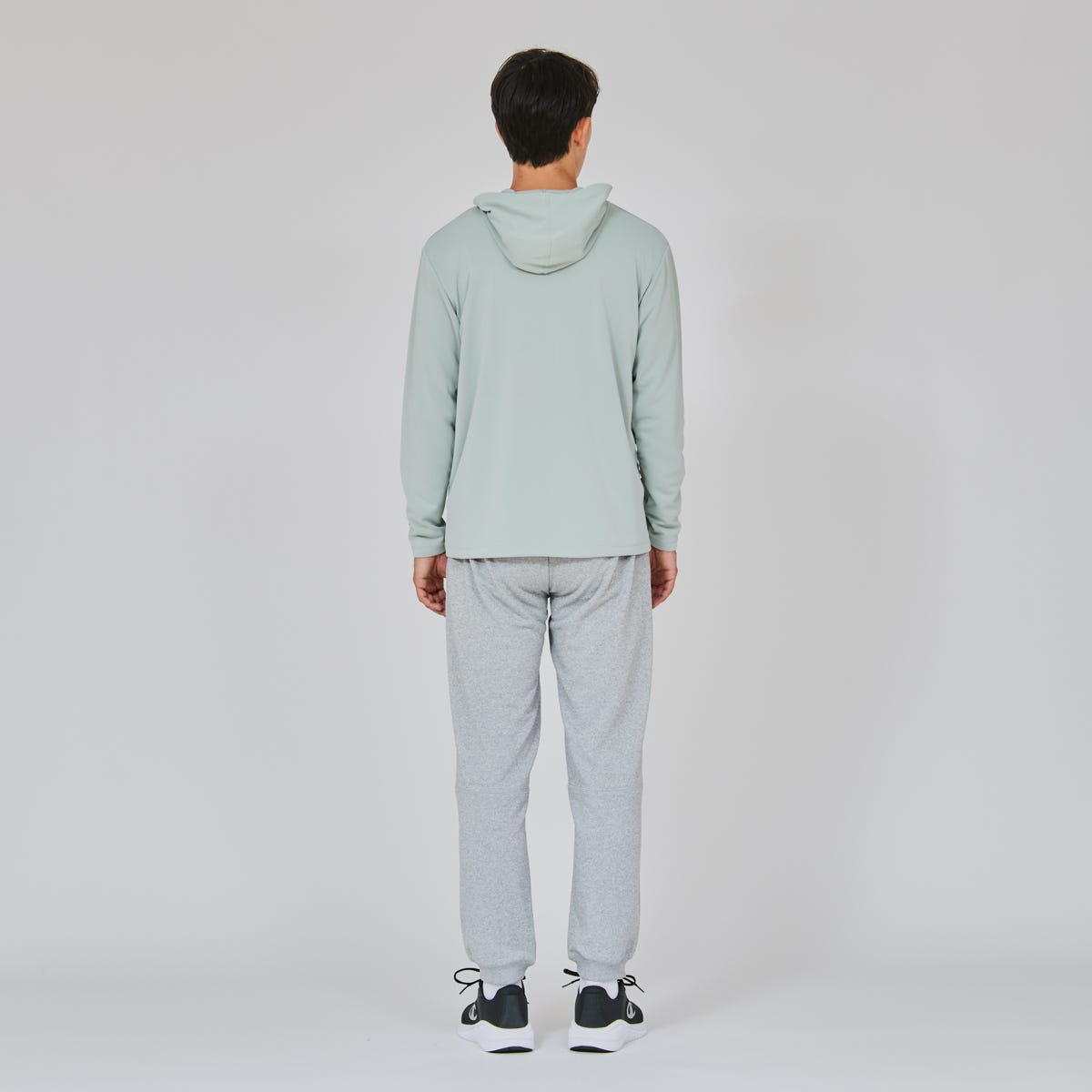 ジップフーデッドシャツ