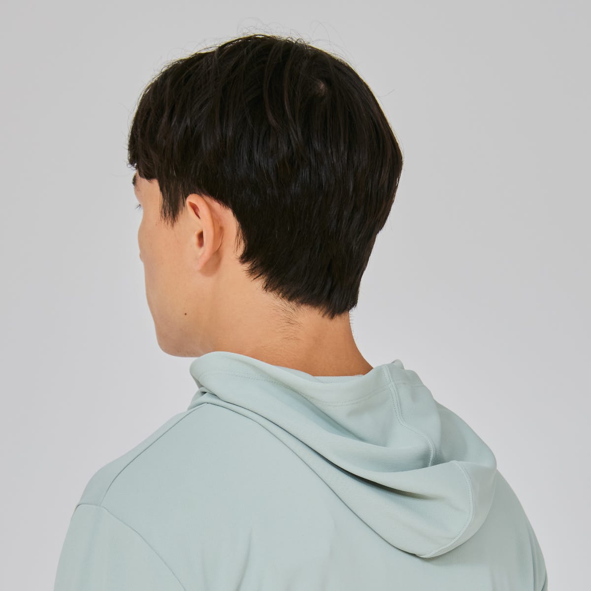 ジップフーデッドシャツ