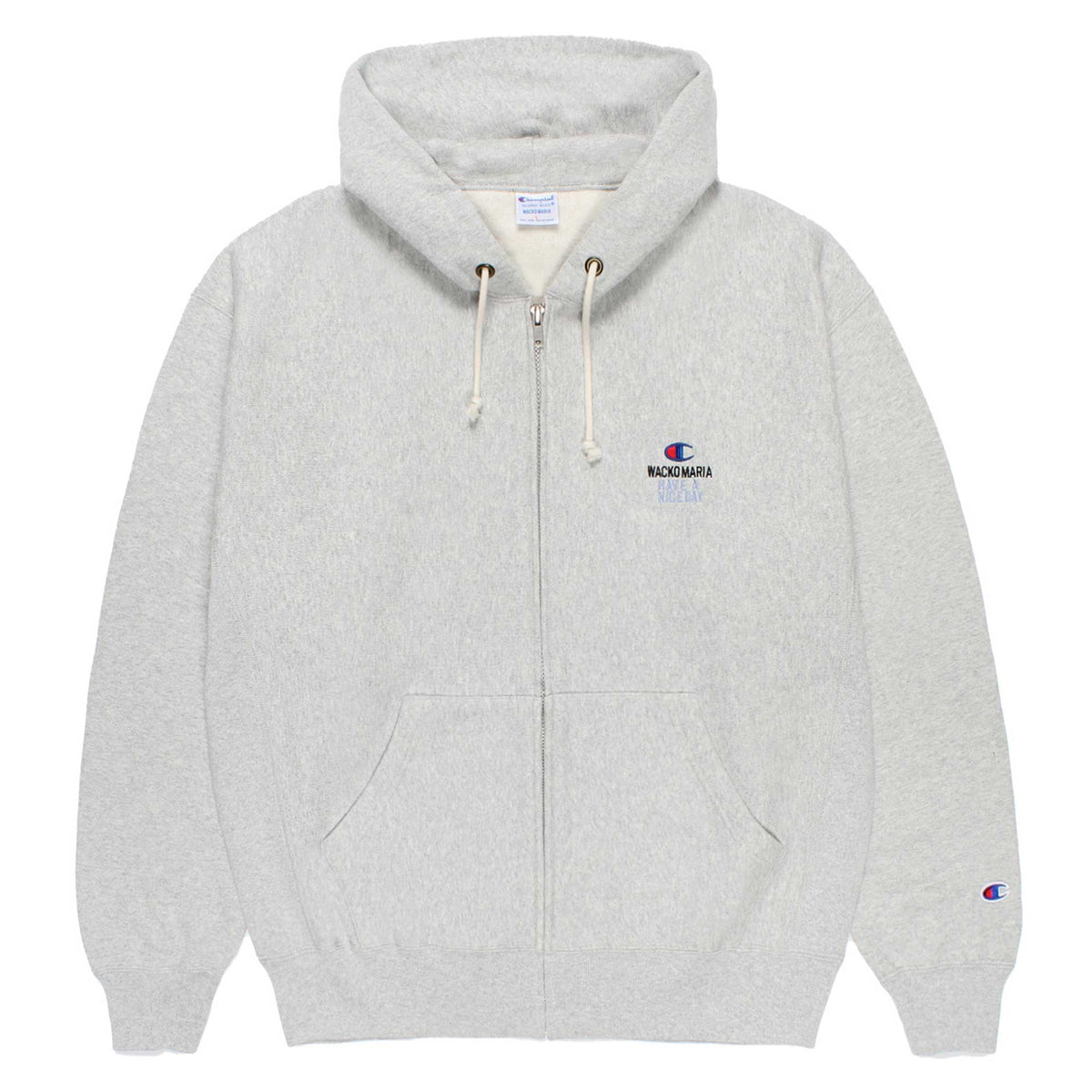 Champion × WACKO MARIA リバースウィーブ(R) ジップフーデッドスウェットシャツ (C8-E128)