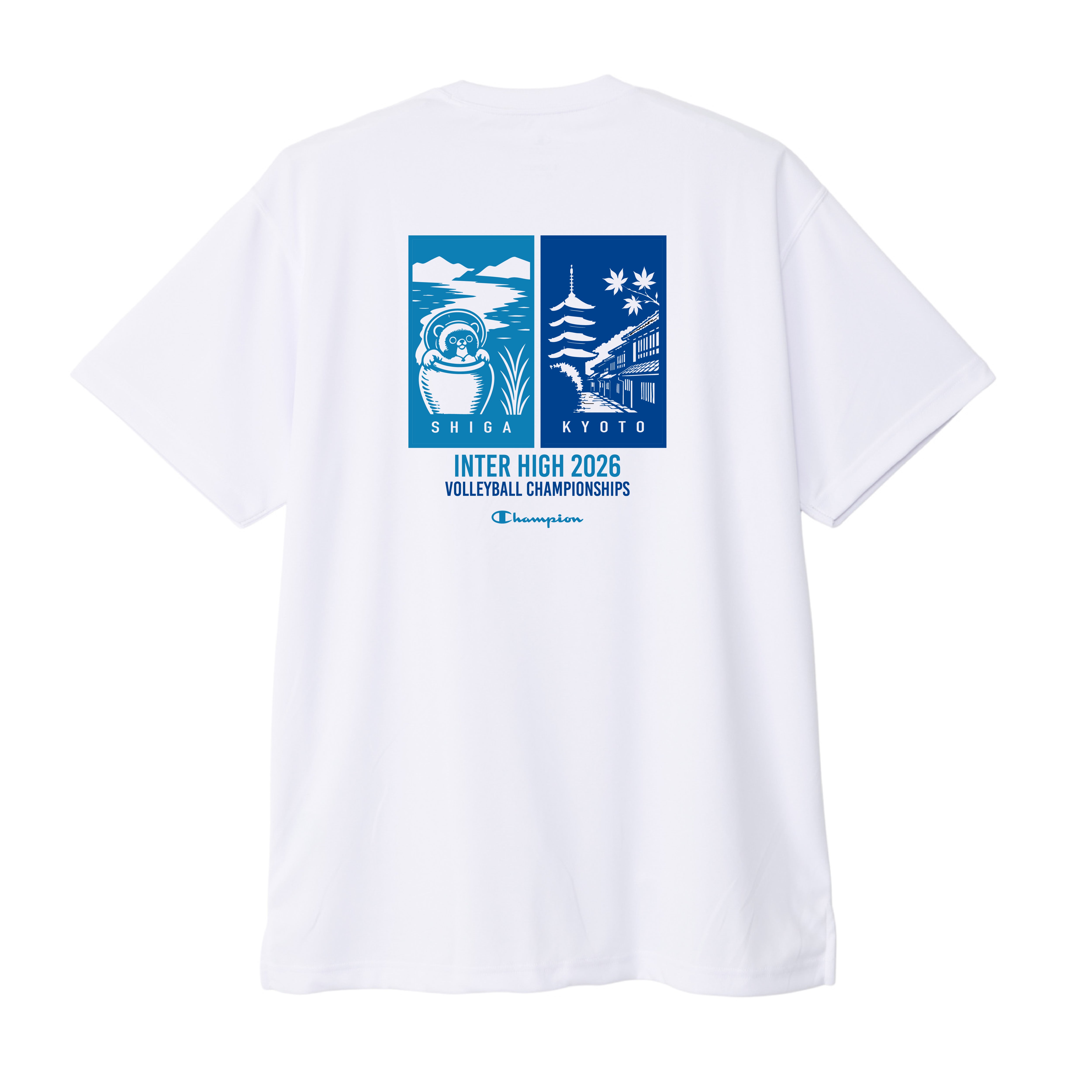 滋賀県 / 京都府 インターハイ2026 バレーボール競技 Tシャツ (C8-EV302)