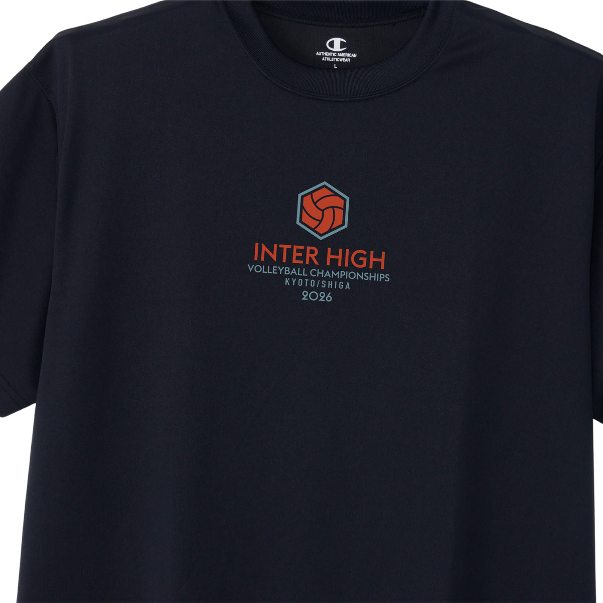滋賀県 / 京都府 インターハイ2026 バレーボール競技 Tシャツ (C8-EV302)