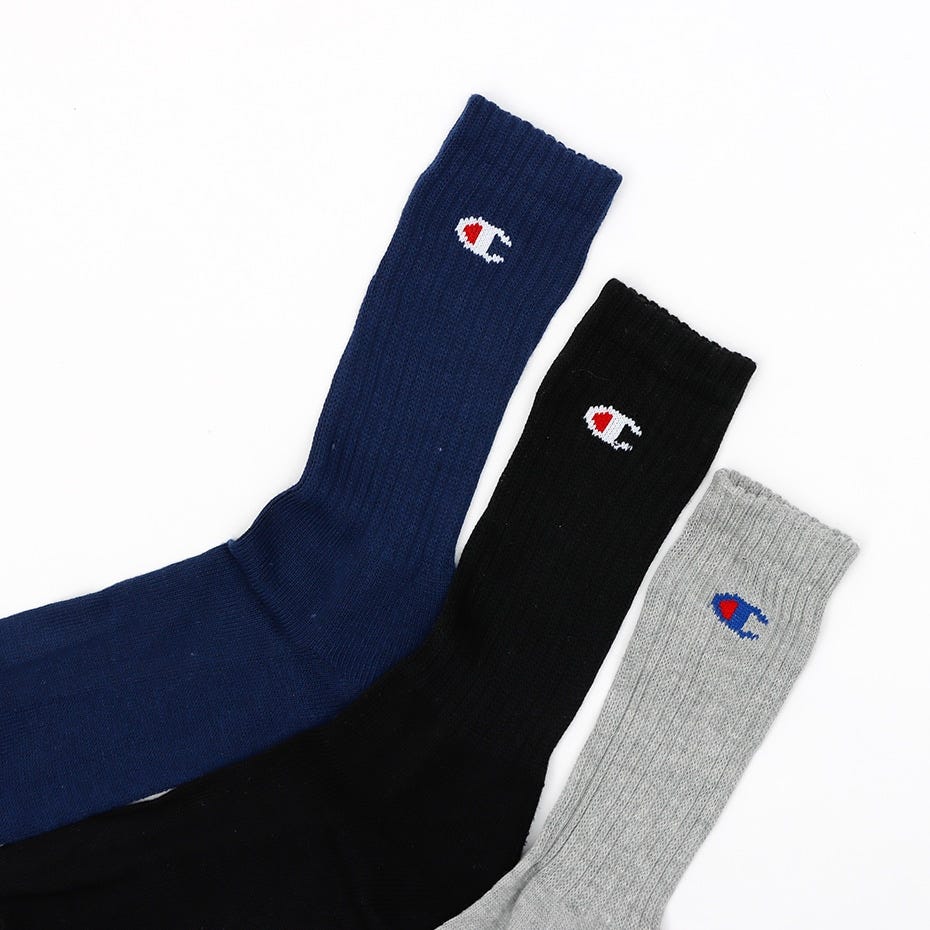 3足組 フルレングスソックス【ハーフパイル】