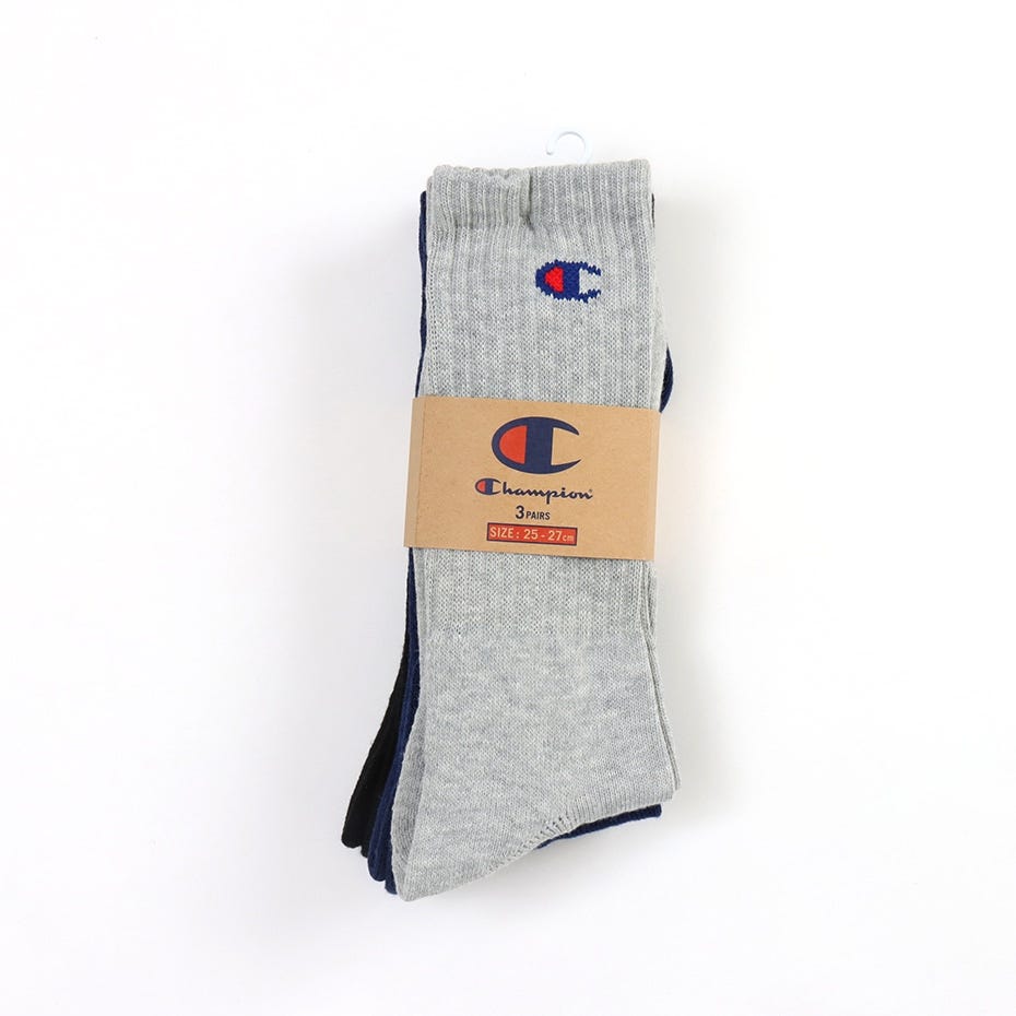 3足組 フルレングスソックス【ハーフパイル】