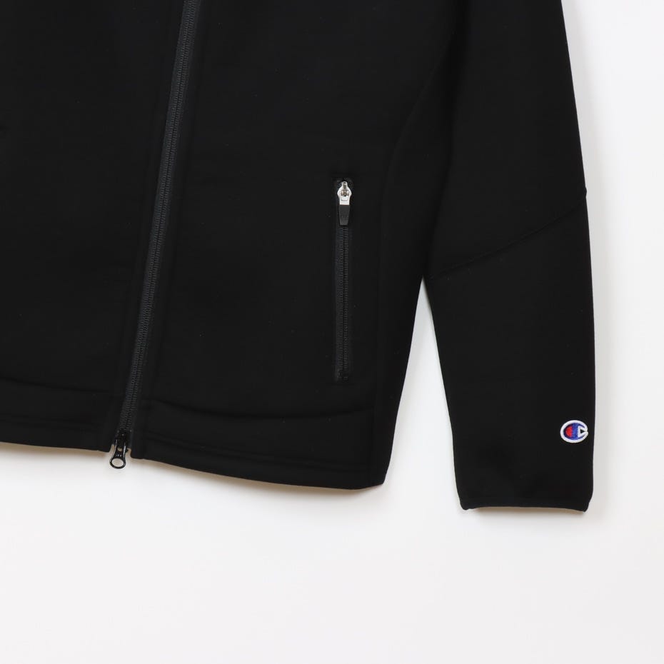 テックウィーブ 3LS ジップフーデッドスウェットシャツ