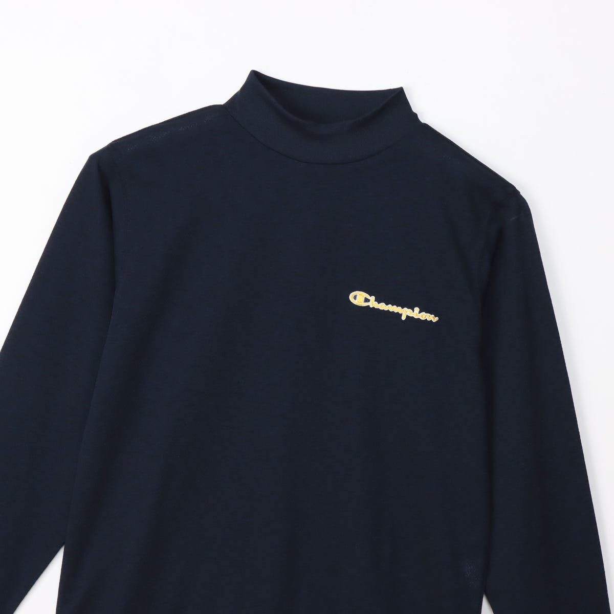 ロングスリーブモックネックシャツ