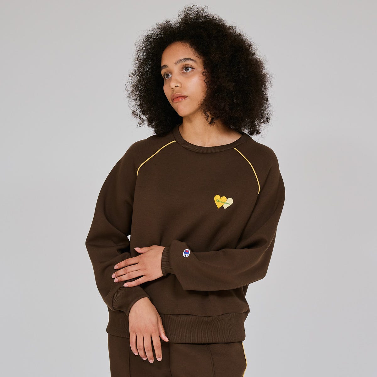 クルーネックスウェットシャツ