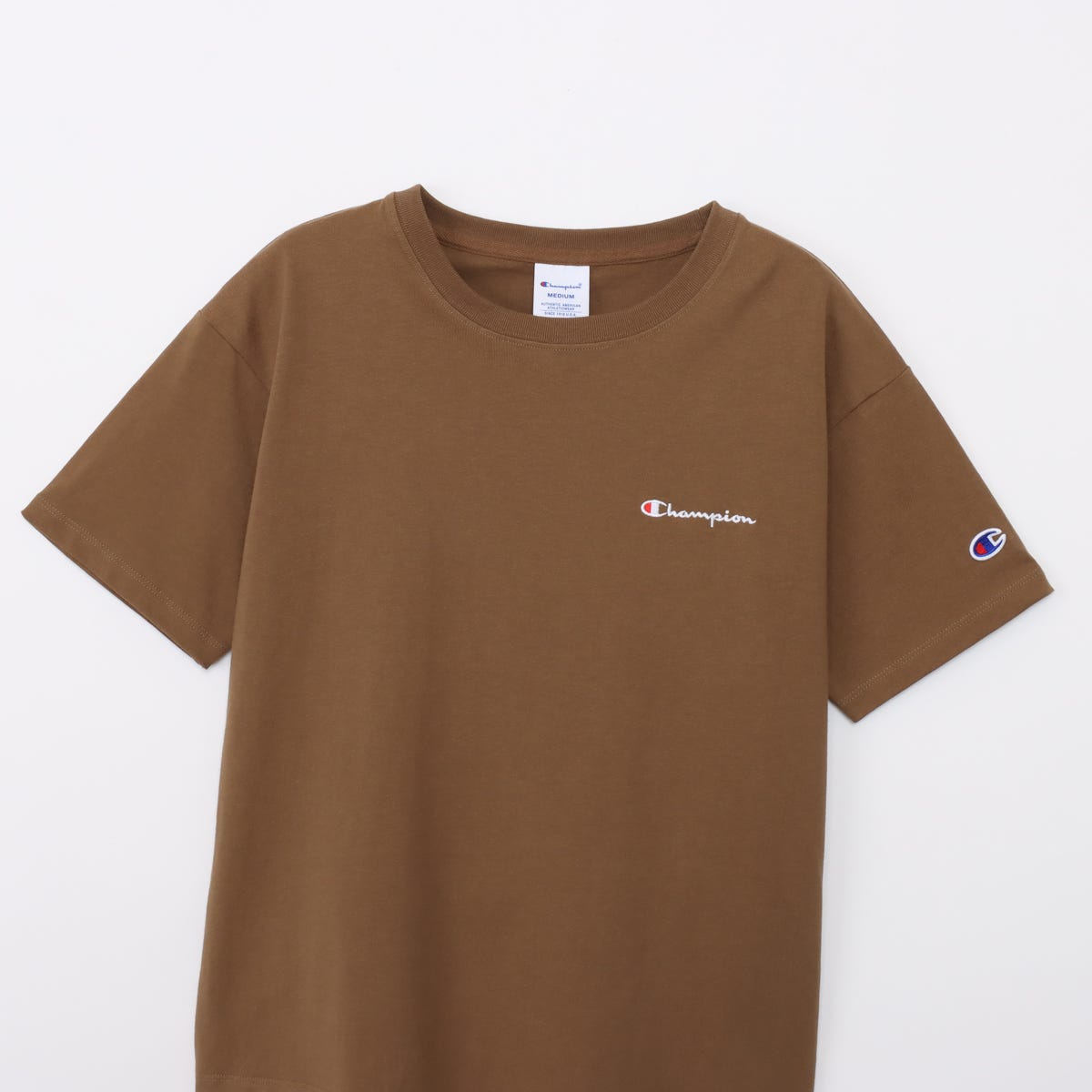 shury ブラウン 半袖Tシャツ ショートスリーブTシャツ (CW-X337)-【チャンピオン公式】