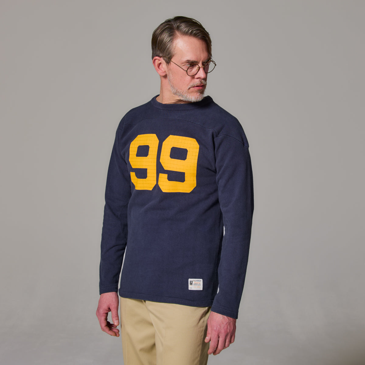 ロングスリーブ フットボール Tシャツ (C3-E413)