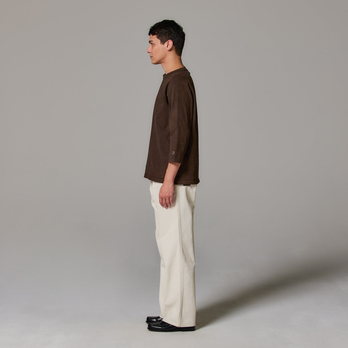T1011 ラグラン 3/4スリーブ Tシャツ (C5-E401)