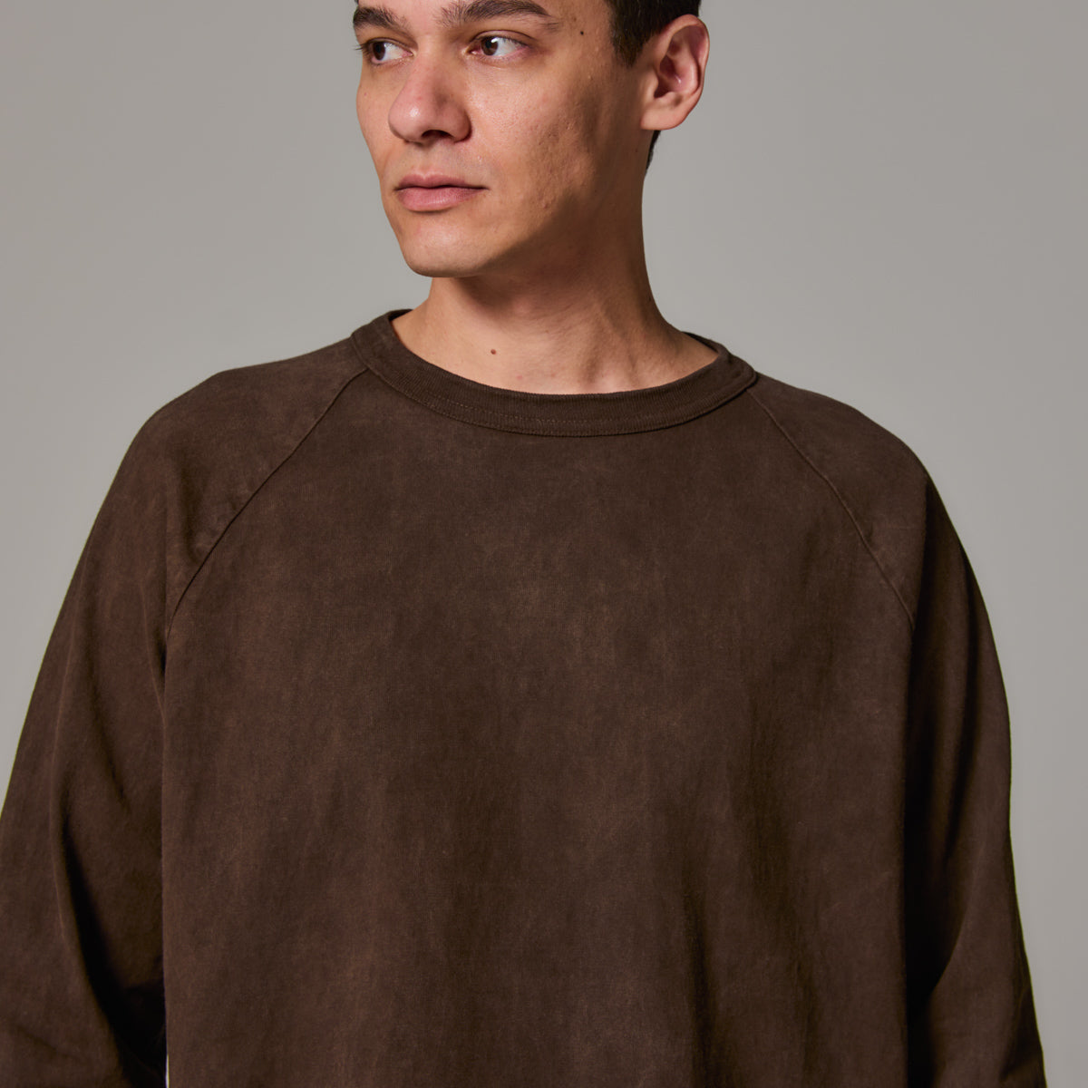 T1011 ラグラン 3/4スリーブ Tシャツ (C5-E401)