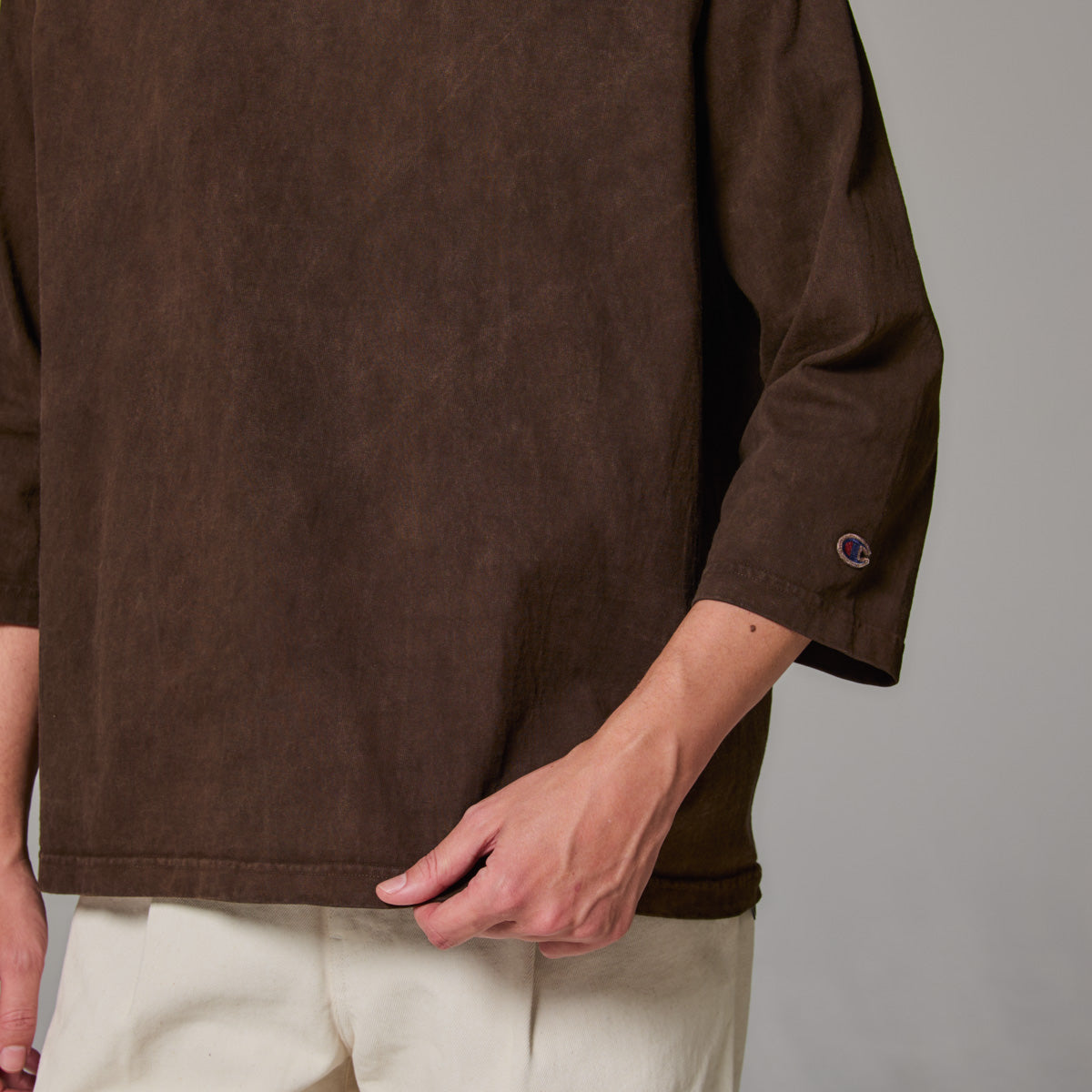 T1011 ラグラン 3/4スリーブ Tシャツ (C5-E401)