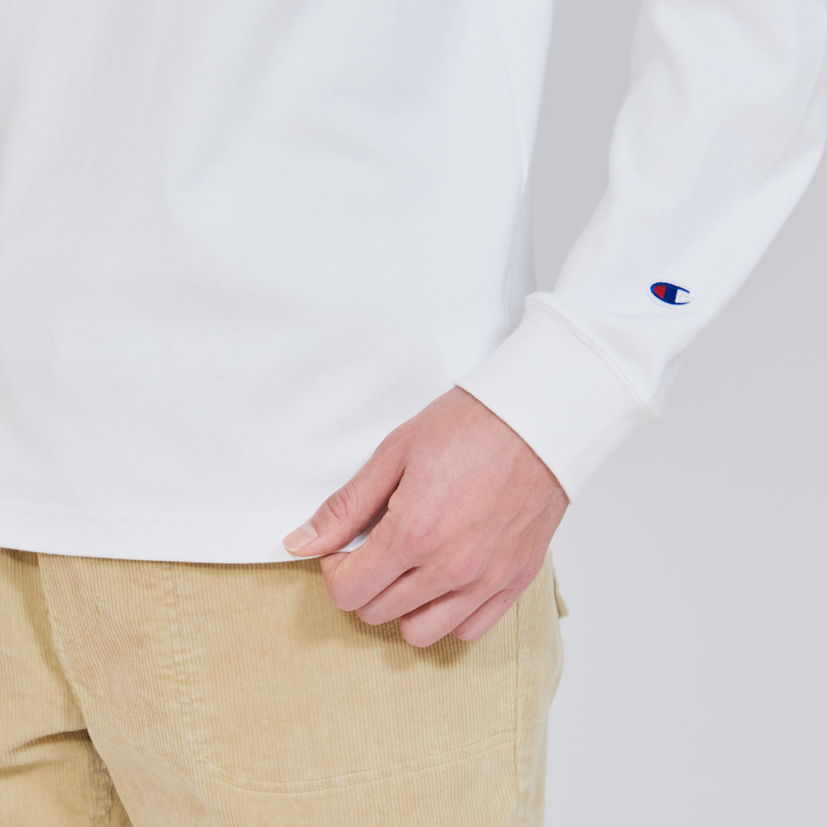 モックネックロングスリーブTシャツ (C3-C427L)