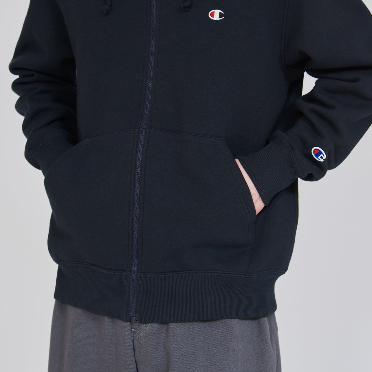 ジップフーデッドスウェットシャツ (C3-Y140)