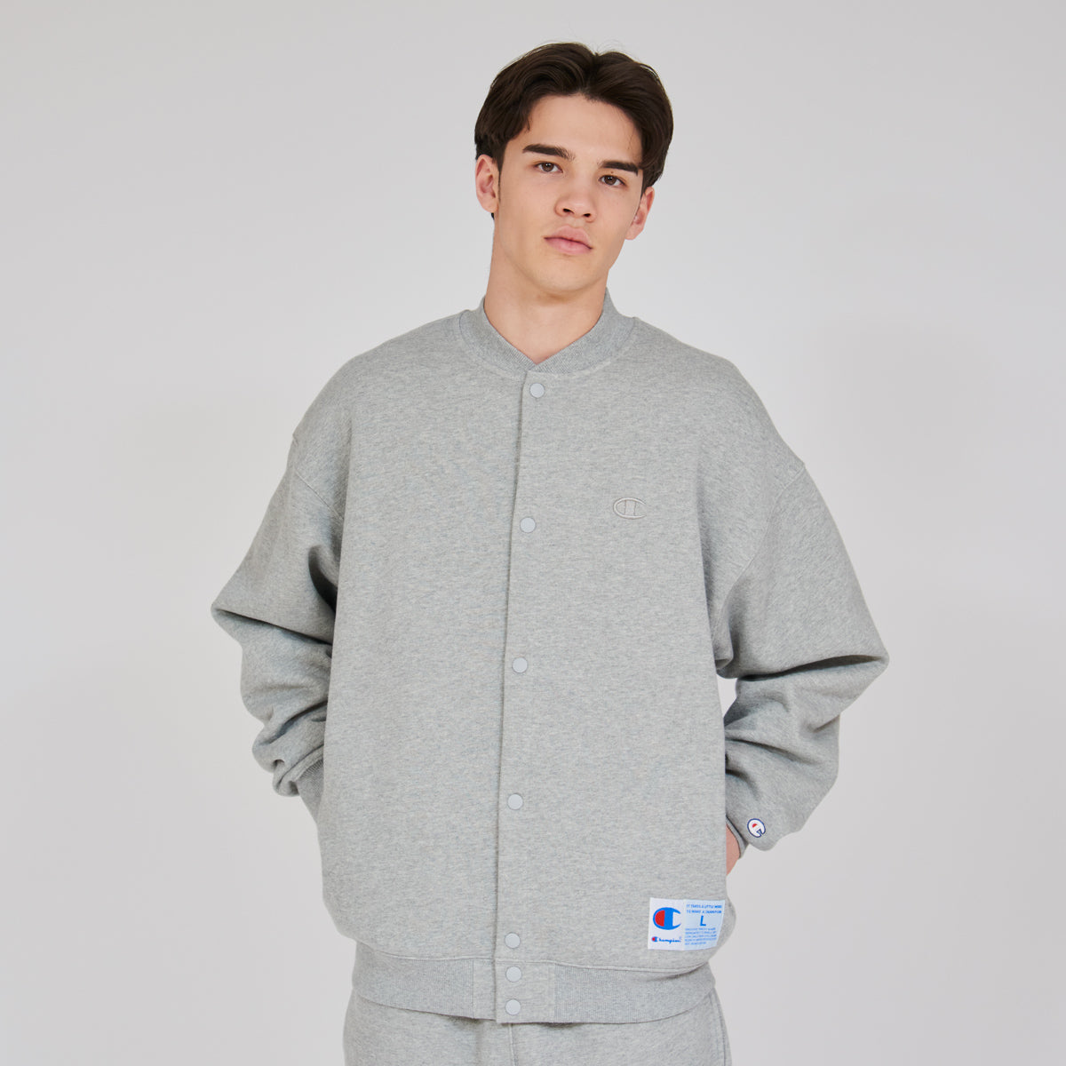 SNAP SWEATSHIRT