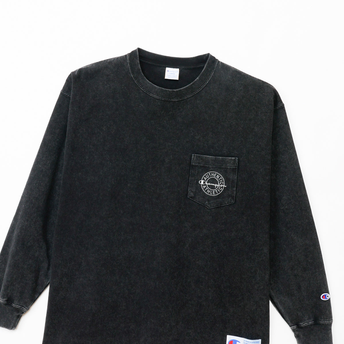 ロングスリーブポケットTシャツ (C3-E412)-【チャンピオン公式】