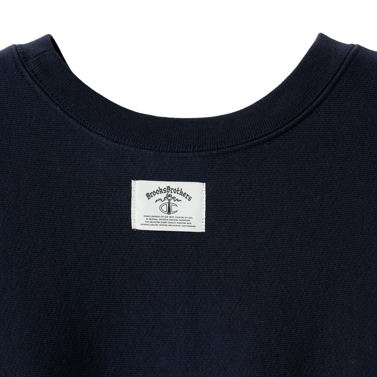 Champion × Brooks Brothers リバースウィーブ(R) クルーネックスウェットシャツ (C5-E006)