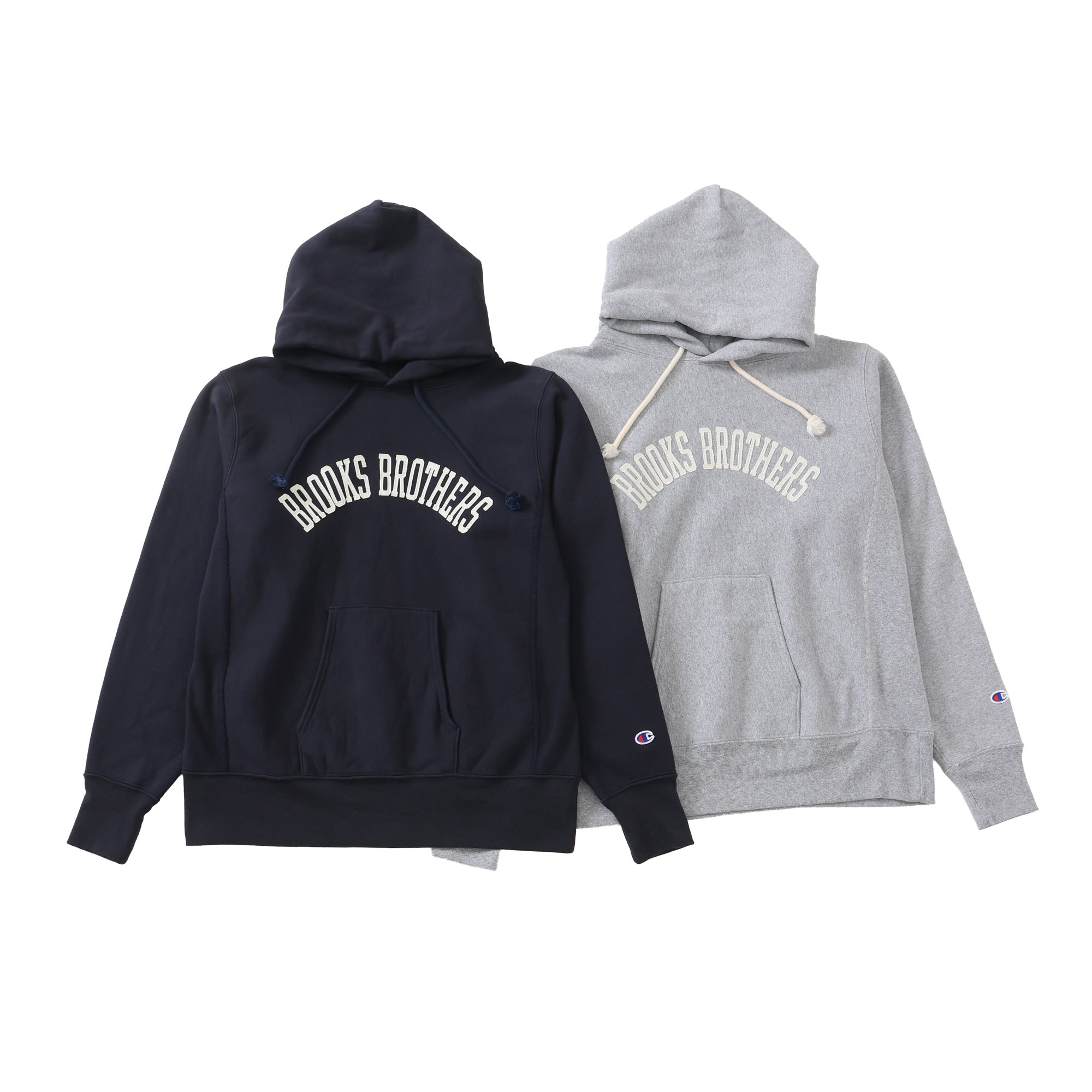 Champion × Brooks Brothers リバースウィーブ(R) フーデッド