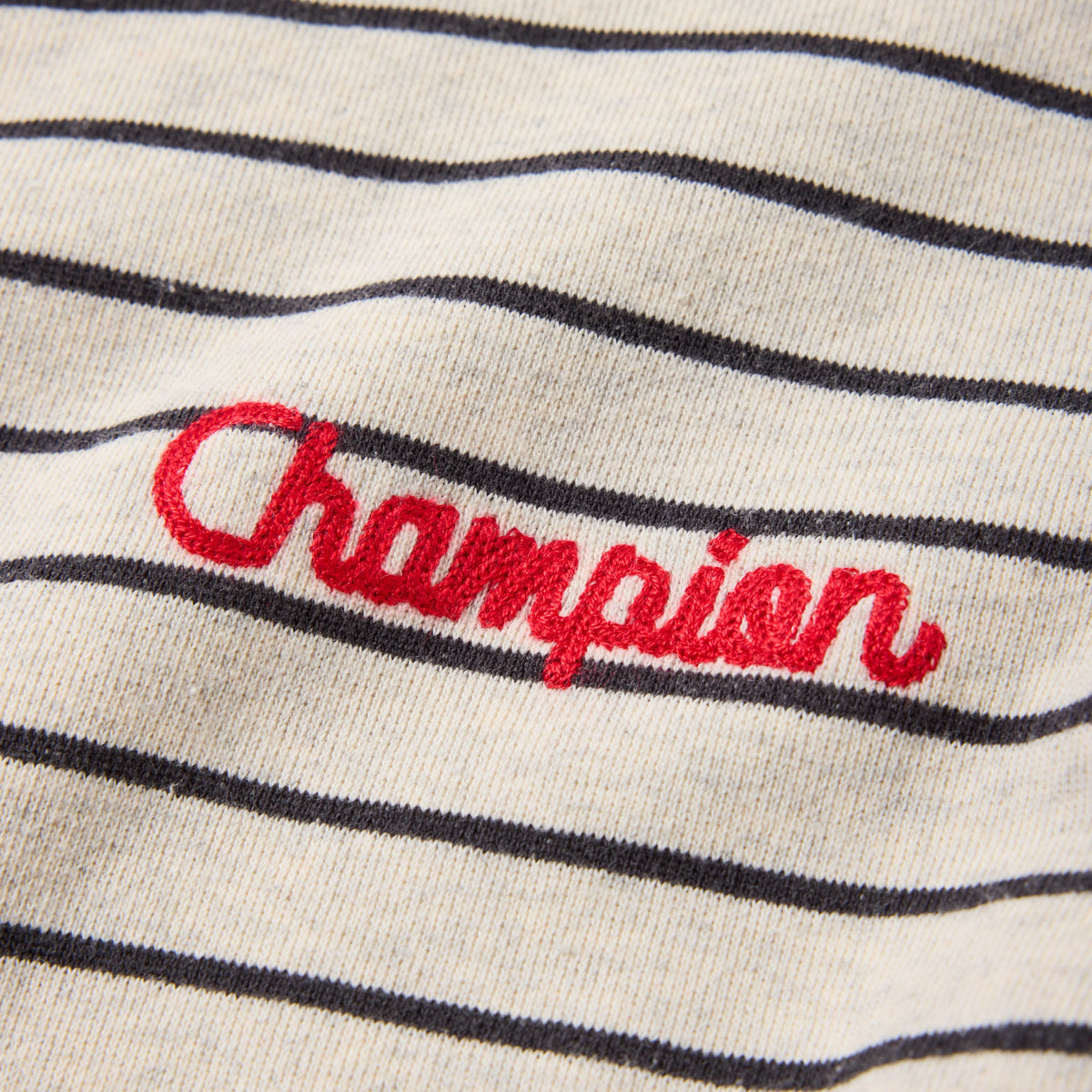 BORDER CREW NECK SWEATSHIRT