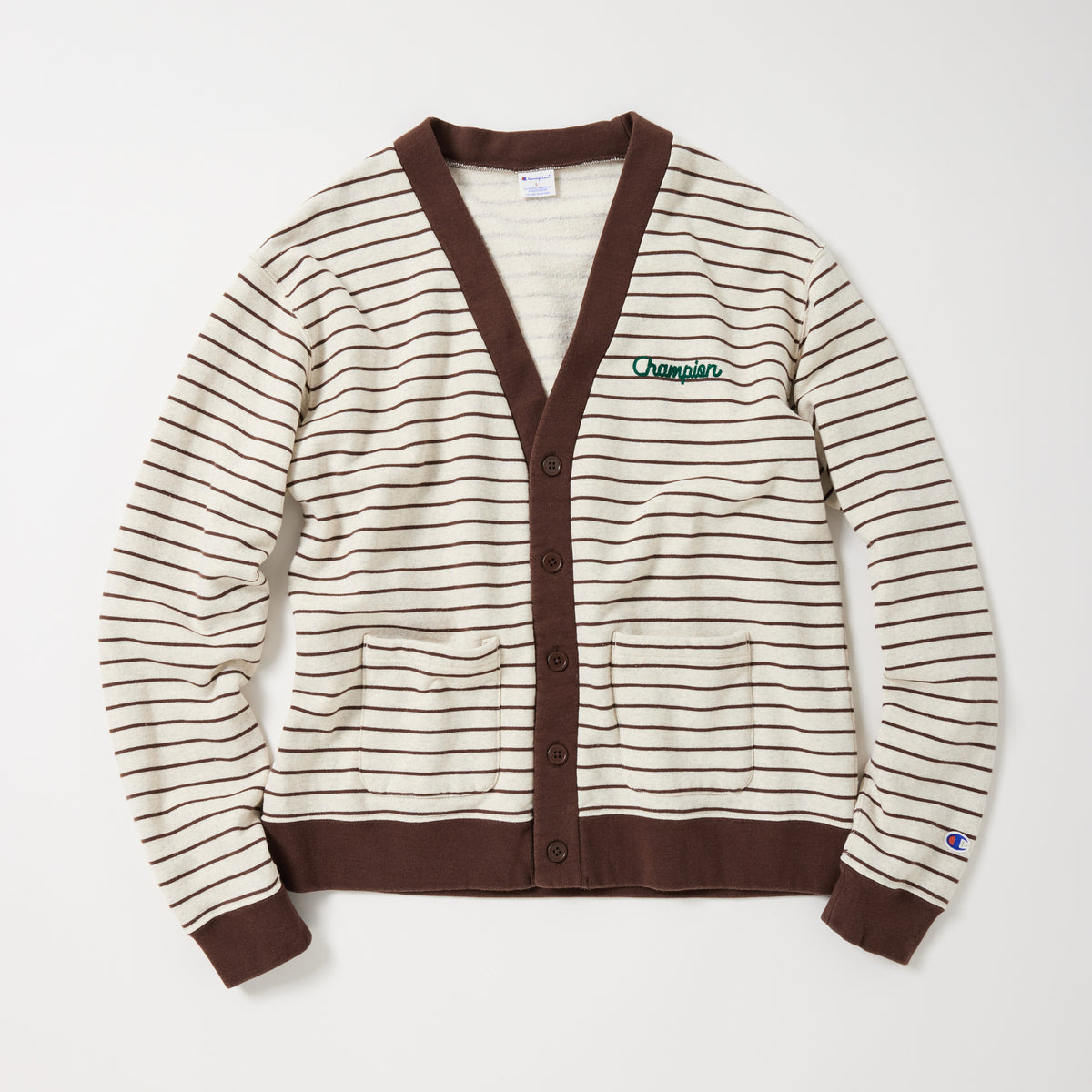 BORDER SWEAT CARDIGAN
