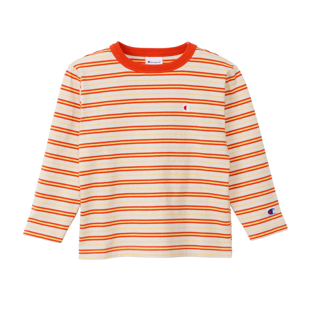 CHALLENGER ロングスリーブTシャツ オレンジ L ロングスリーブTシャツ (CK-E405)-【チャンピオン公式】