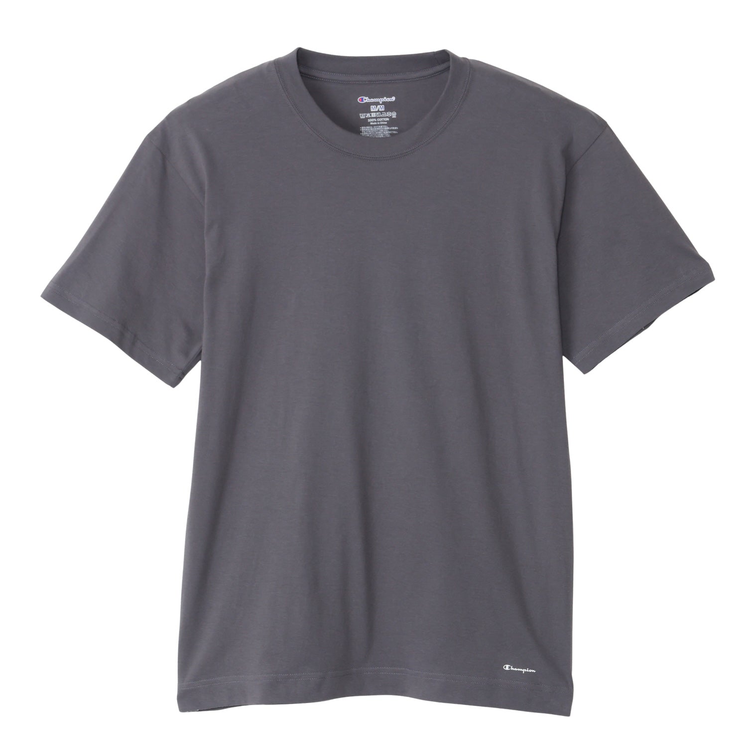 2PリングスパンクルーネックTシャツ (CM1-B701P)
