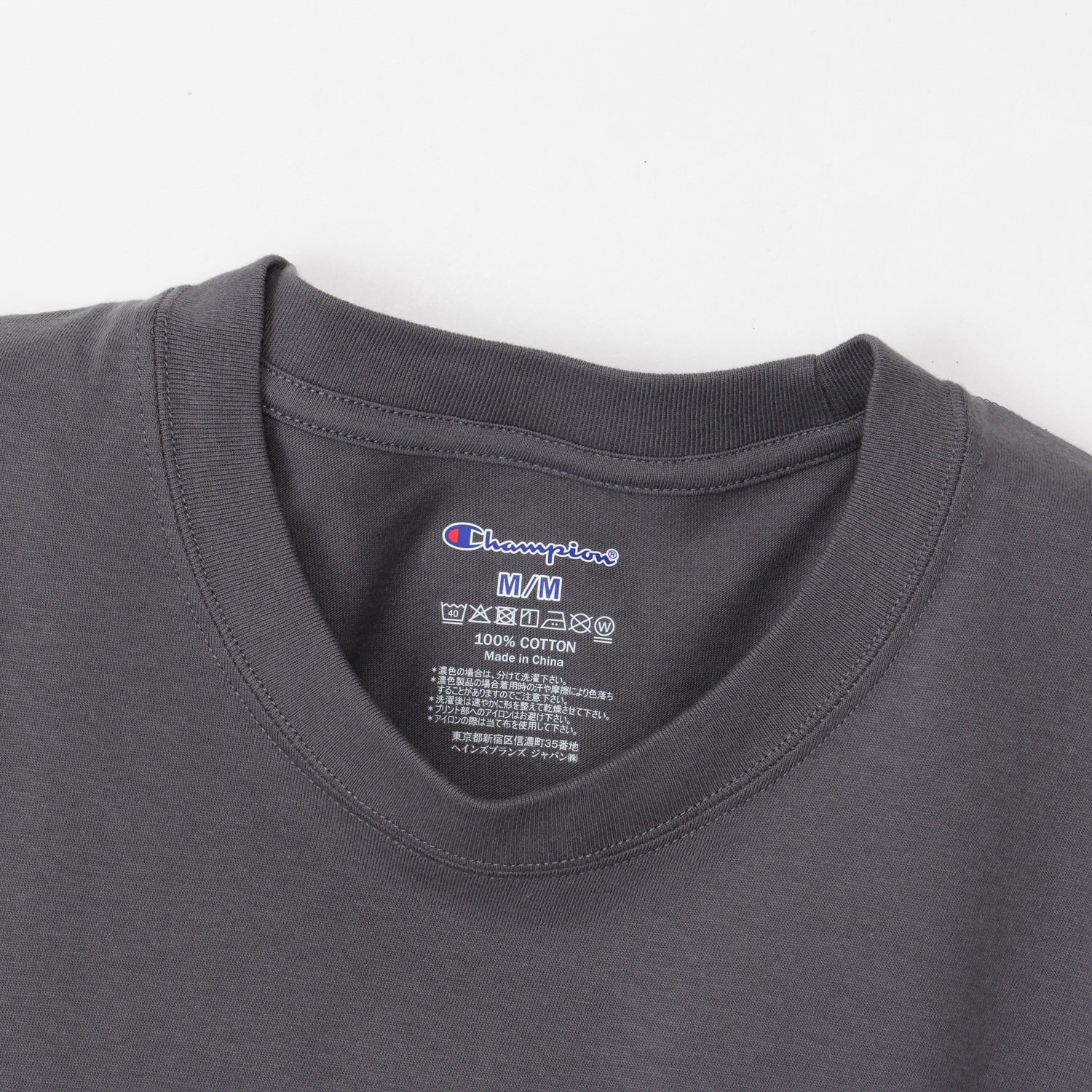 2PリングスパンクルーネックTシャツ (CM1-B701P)