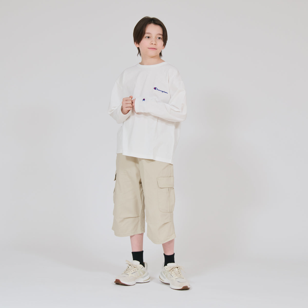 ロングスリーブTシャツ (CK-E404)-【チャンピオン公式】
